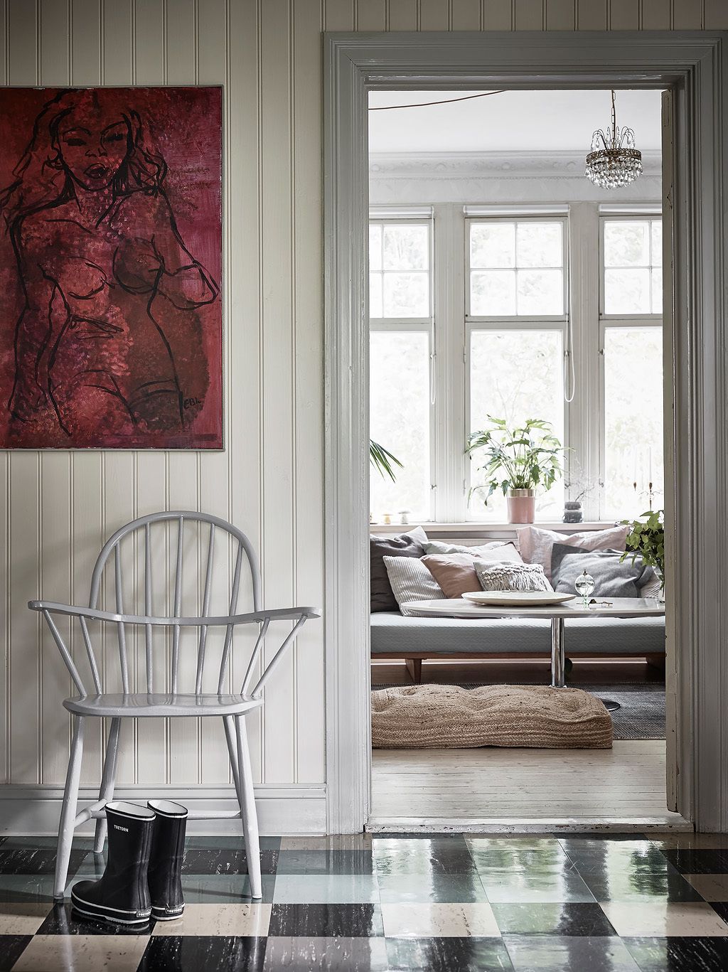 Vana restaureeritud esik